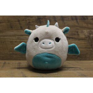 Squishmallows Coley the‎ Dragon gray plush toy animal plushie 5"